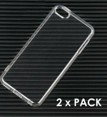 2-Pack Clear Silicone Soft Case for Apple iPod Touch 5th 6th 7th Generation