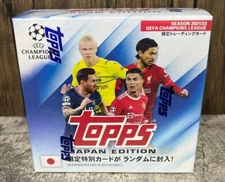 2022 Topps UEFA Champions League Soccer Japan Edition Box IN HAND USA Seller