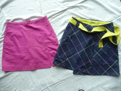 Lot of Nike Golf Dri Fit Tour Performance plaid Skort Skirt