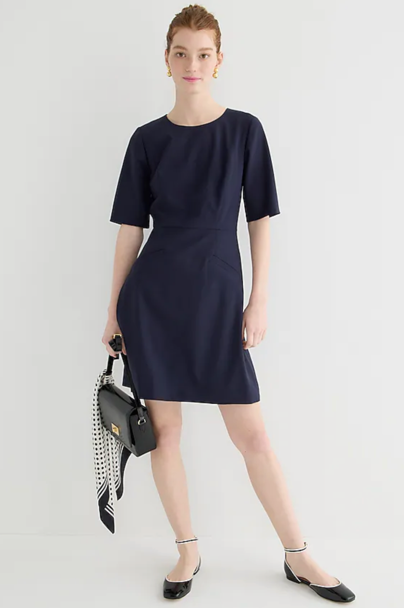 j crew mini dress Party Dresses Made with lightweight Linen-blend Button-front Mini Dress For