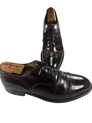Johnston & Murphy Aristrocraft Vtg Mens Size 9.5D Burgundy  display picture 1