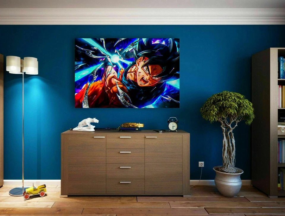 Leinwand Dragon Ball Son Goku Anime Bilder Wandbilder - Hochwertiger Kunstdruck - Bild 4 von 4