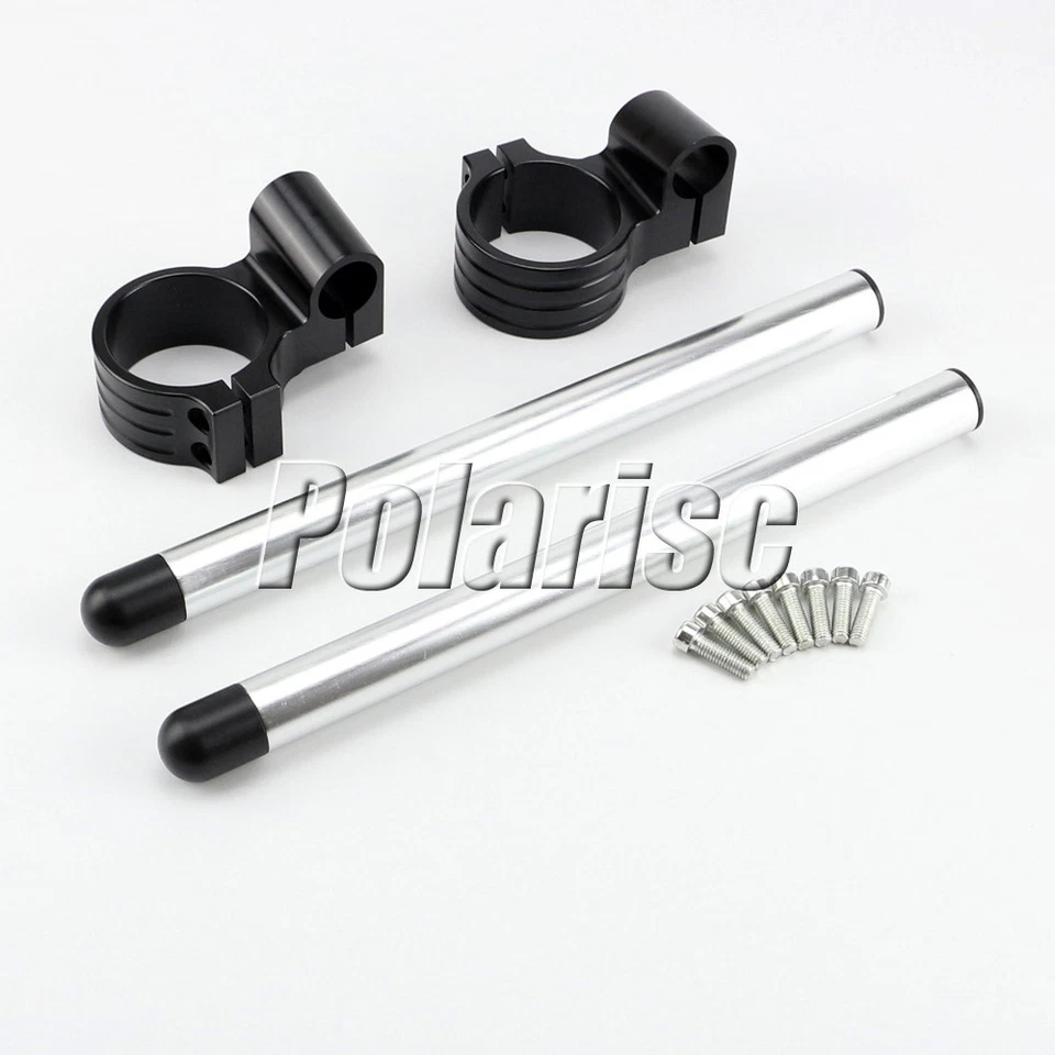 41MM High Lift Clip Ons On Handlebar For Kawasaki Ninja ZX-10 1988-1990 HSB Foto 4 de 4