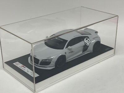 京商　GT SPIRIT アウディ　R8 カモフラージュ　ガンボール　1/18 1/18 GT Spirit Audi R8 Gumball 300 with roof rack in Black