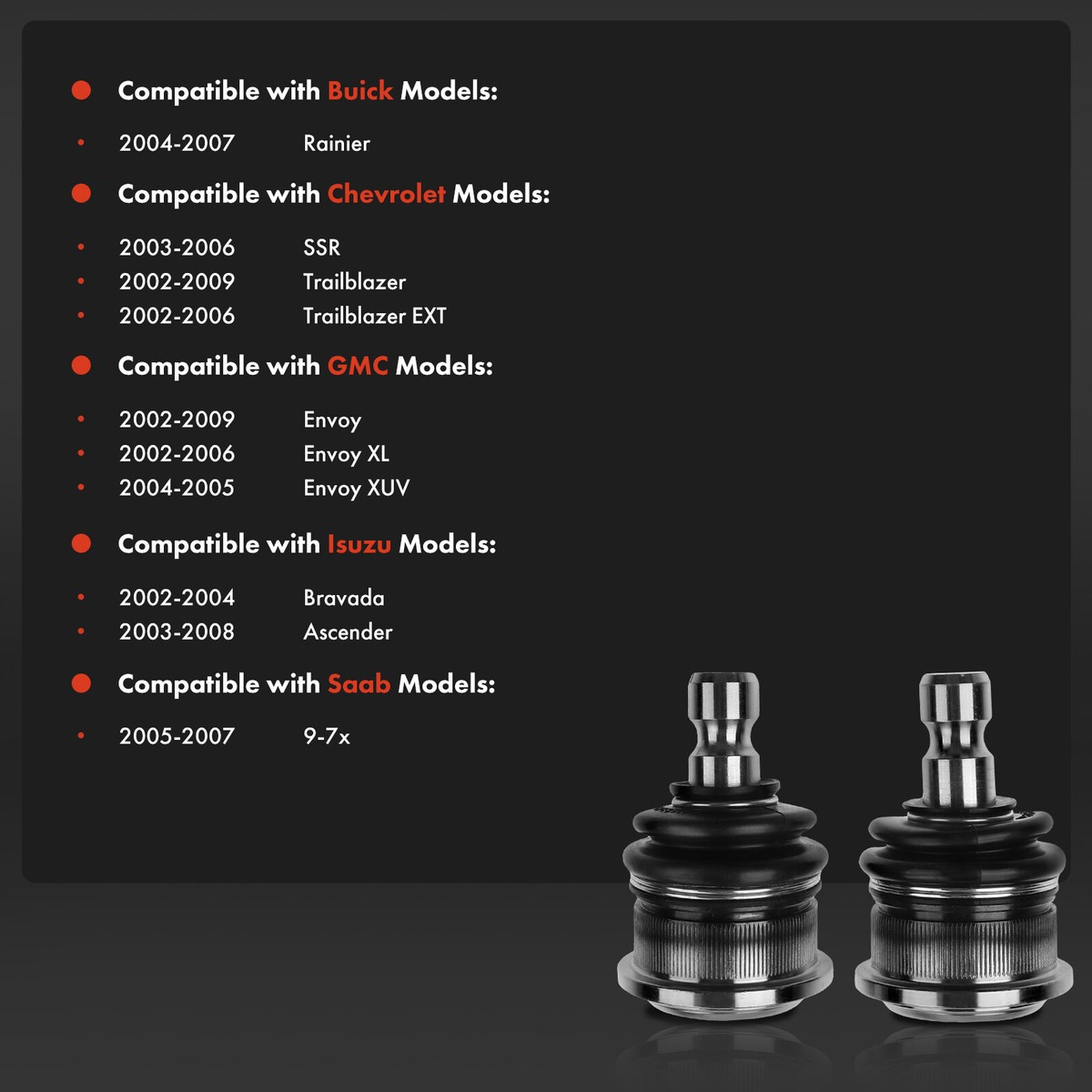 A-Premium Brake Hydraulic Hose Front Left For Chevrolet Trailblazer GMC Envoy - View #14