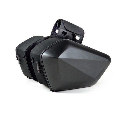 US 30L×2 Motorcycle Hard Shell Side Bag Saddlebags Panniers for Sport Dirt Bike - Picture 9 of 9