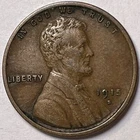 1915-S Lincoln Wheat Cent Extremely Fine XF Coin #10087