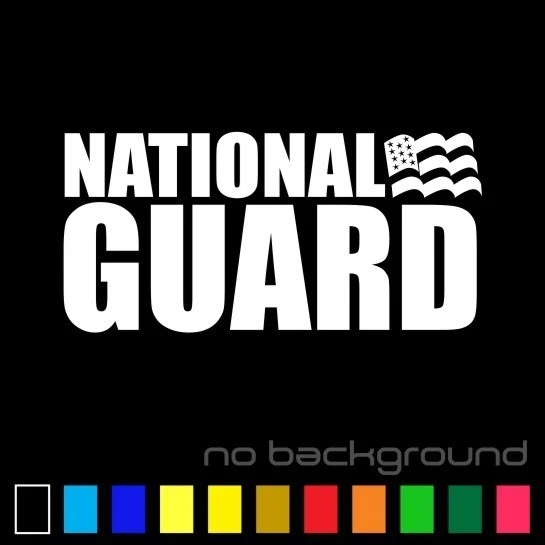 ORACAL National Guard Sticker Vinyl Decal - Army US Proud Wife Military Family Support
