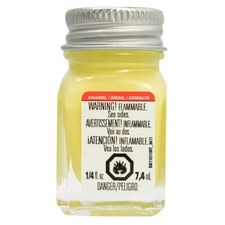 Testor Corp. Enamel 1/4oz Light Yellow TES1112TT Plastics Paint Enamels