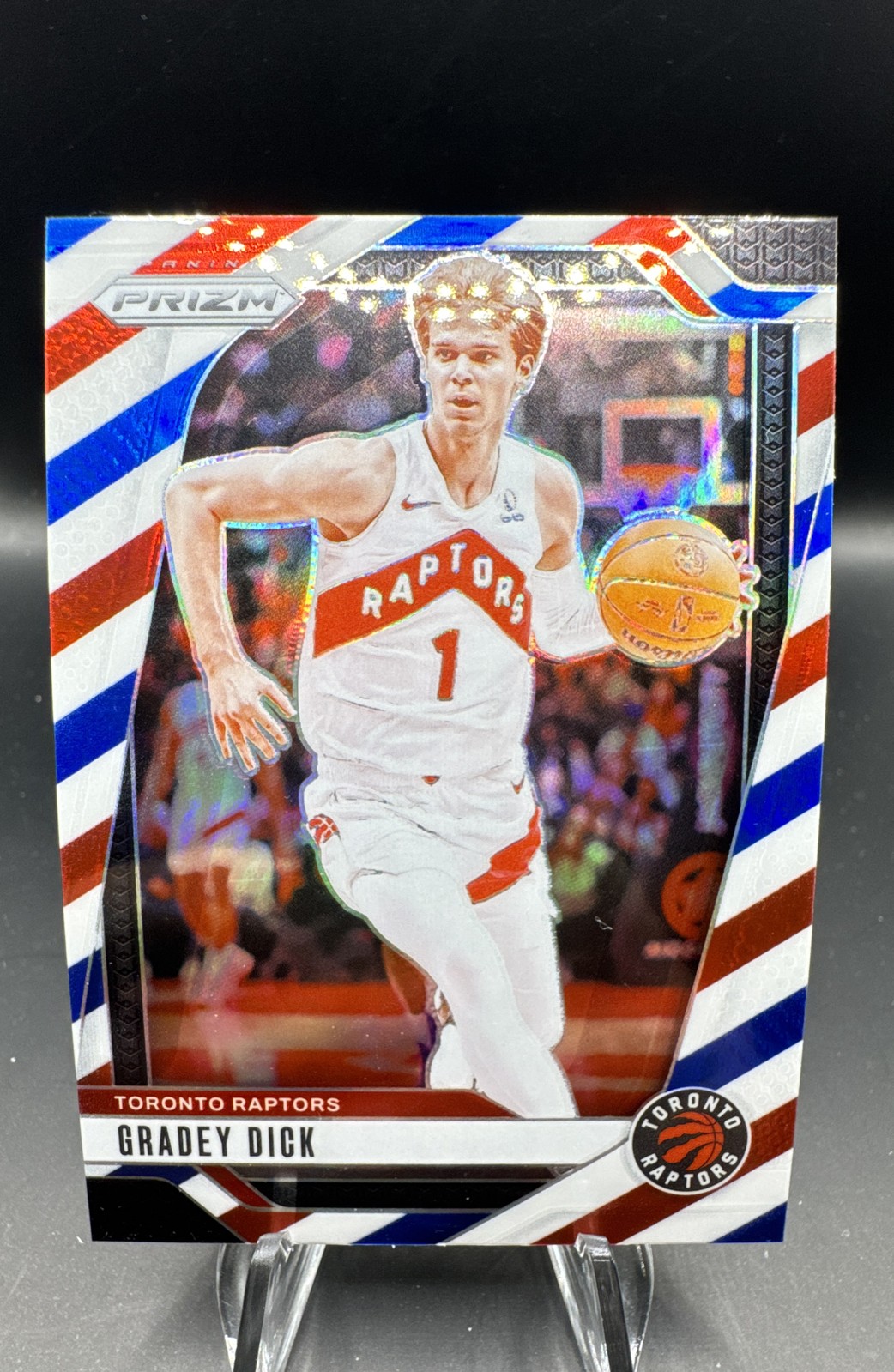 2024-25 Panini Prizm - Gradey Dick #205 Red White & Blue Prizm
