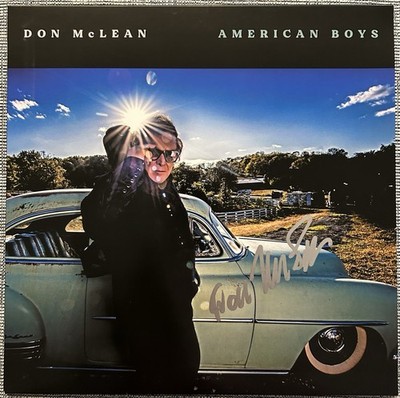 DON MCLEAN SIGNED  AMERICAN BOYS  VINYL RECORD LEGENDARY SINGER BECKETT COA