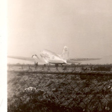 1930s Douglas DC-3 Real Photo United Airlines NC 16087 US Mail Air Express VTG