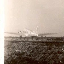 1930s Douglas DC-3 Real Photo United Airlines NC 16087 US Mail Air Express VTG 