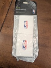 Opaski na rękę Nike Elite białe NBA Koszykówka Dri-FIT Oddychające odprowadzające pot OSFM