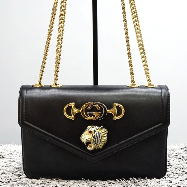Gucci Tiger Head Medium Chain Shoulder and Crossbody Bag FZY Gucci Tiger Head Medium Chain Shoulder and Crossbody Bag FZY