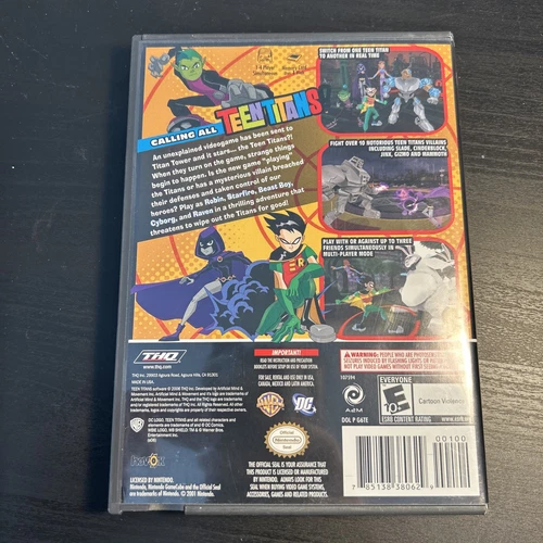 Teen Titans (Nintendo GameCube, 2006) CIB - Picture 3 of 3
