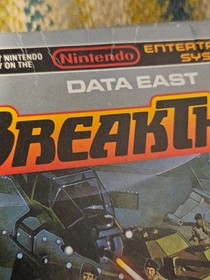 BOX ONLY ! BREAKTHRU video game box - FOR THE NINTENDO ENTERTAINMENT SYSTEM NES