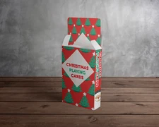 Colourful Christmas Playing Cards – 52 Card Deck, Festive Game & Gift Set