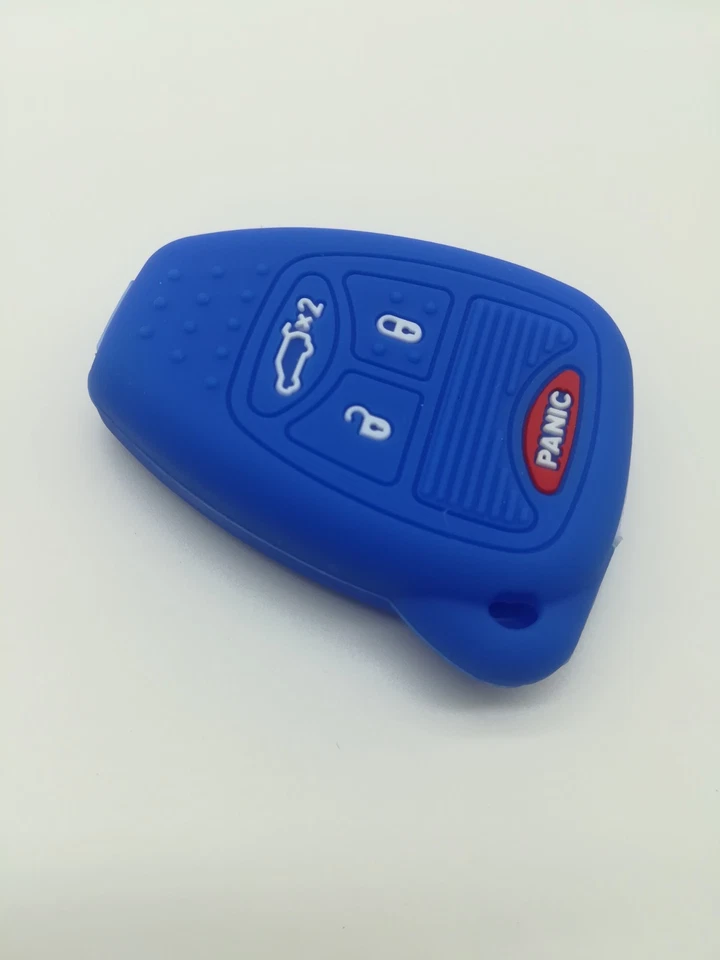 2*Cubierta de llave para Jeep Liberty Grand Cherokee Dodge Avenger Durango Chrysler 200 Foto 3 de 4