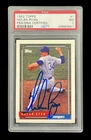 1992 topps #1 nolan ryan hof; centered DNA signed auto PSA 7  (iAPPEAL+)