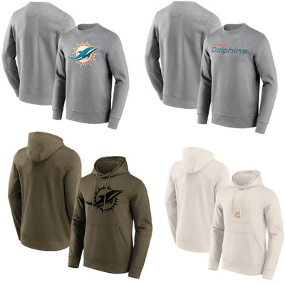 Miami Dolphins NFL Sweatshirt Herren American Football Fanatics Hoodie - Neu