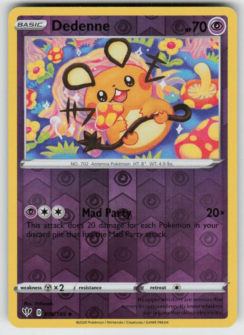 dedenne pokemon card price Electrike DRIen 075/182 Reverse Holo RH – PokeChalet main image 0