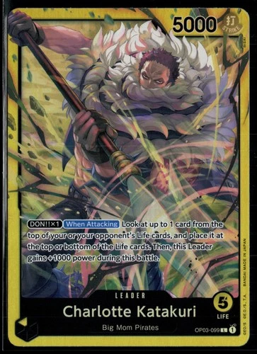 Charlotte Katakuri OP03-099 Starter Deck 20: YELLOW Charlotte Katakuri Leader