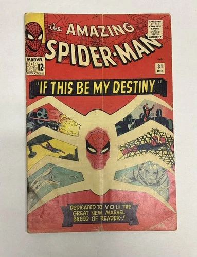 Amazing Spider-Man 31 1965 Key Issue Raw 1st App of Gwen Stacy