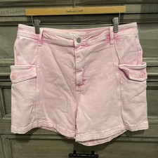 Risen Jeans Size 1XL Pink Cargo Pocket Shorts