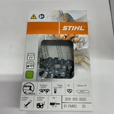 Stihl ms180 ms181 14" chain 61PMM3 50, 3610 005 0050, 3/8 Picco .043"  OEM