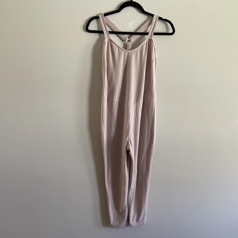 free-people-movement mauve stretch strappy back cropped trapeze 