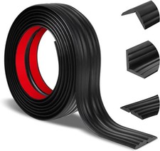 Wall Corner Protector Peel and Stick Trim 0.8 In x 10 Ft, Black