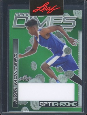 LEAF 2022-23 OPTICHROME JEAN MONTERO #DD-JM1 1/1 GREEN PRISMATIC PROOF