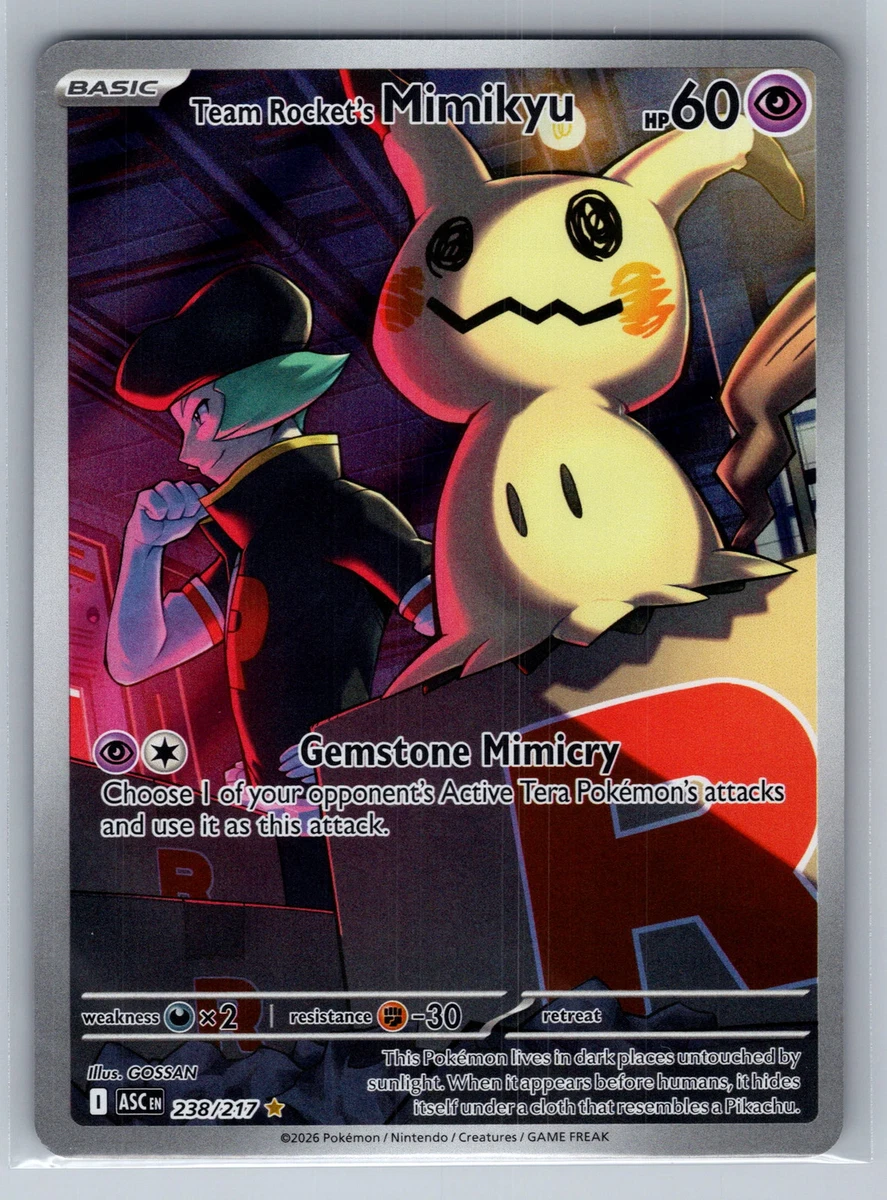 Team Rocket's Mimikyu Pokémon TCG Cards for sale | eBay