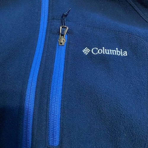 Columbia Interchange Men's S Navy Fleece Full Zip Jacket - Picture 4 of 11