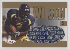 2004 SAGE Auto Gold /175 Quincy Wilson #A45 Rookie Auto RC