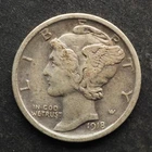1918 **P ** MERCURY SILVER DIME **NICE  ** FREE SHIPPING! C0493