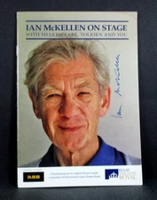 Ian McKellen ON STAGE, Autographed Programme, Isaac Theatre Royal, NZ (2012)