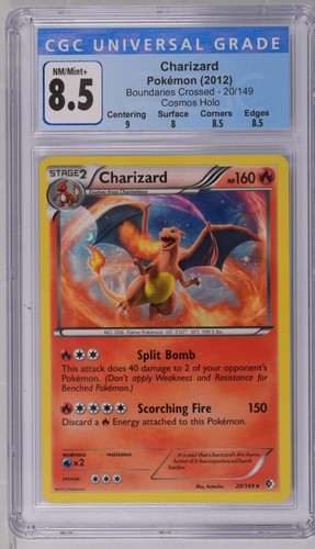 Charizard graded CGC 8.5 for sale on eBay