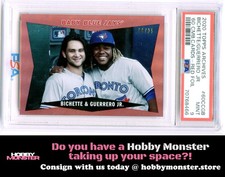 2020 Topps Archives Baby Blue Jays Bichette Guerrero 1960 Red /25 PSA 9