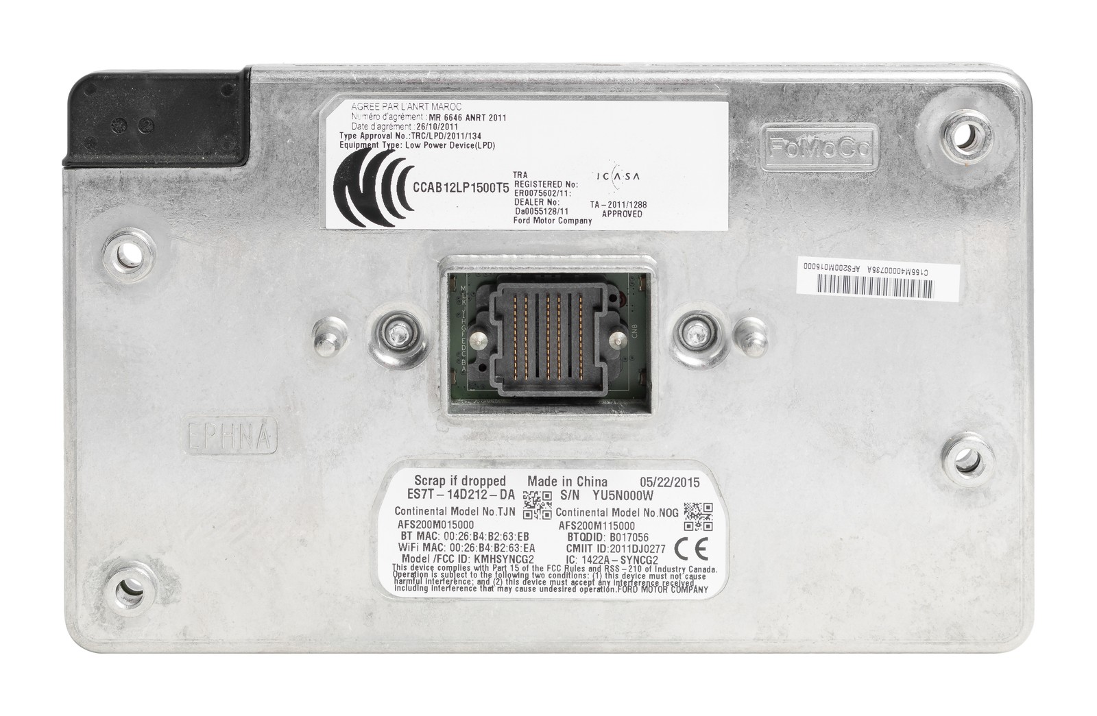 2015-2019 Ford Mustang Sync Module ES7T-14D212-DA