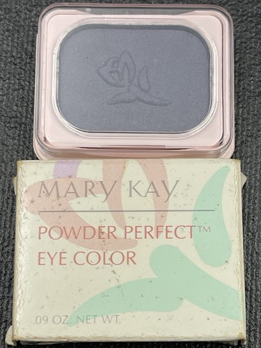 Mary Kay Powder Perfect Eye Color BLUE SMOKE 3788 Eyeshadow New Vintage Discont. - Picture 2 of 3