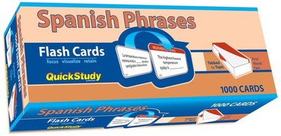 Spanish Phrases Flash Cards: A Quickstudy Reference Tool by Joseph Levi (English