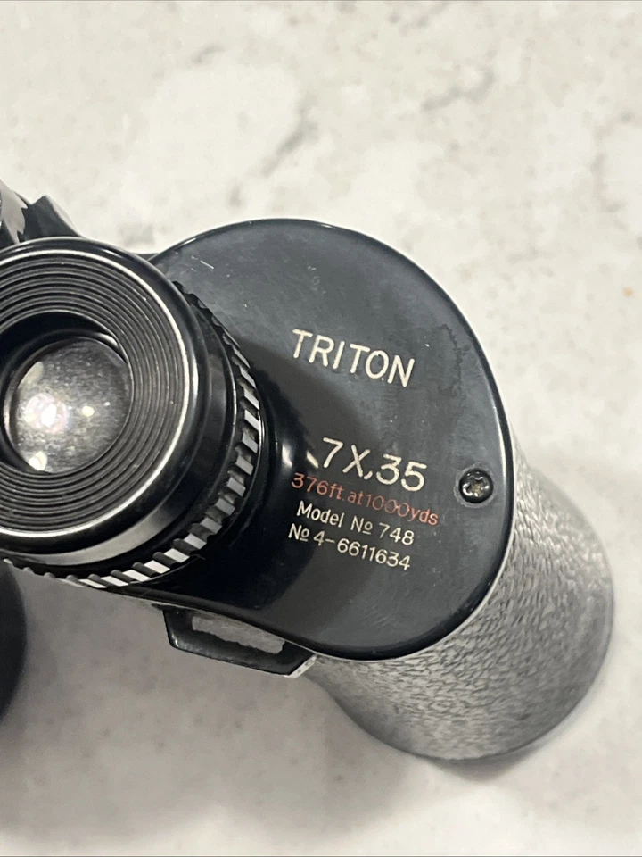 Binoculares vintage SWIFT TRITON modelo 748 7x35 totalmente recubiertos hechos en Japón Foto 3 de 4