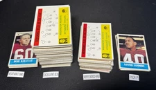 1964 Philidelphia Football Cards 1-198 (P-NM) - You Pick - Complete Your Set