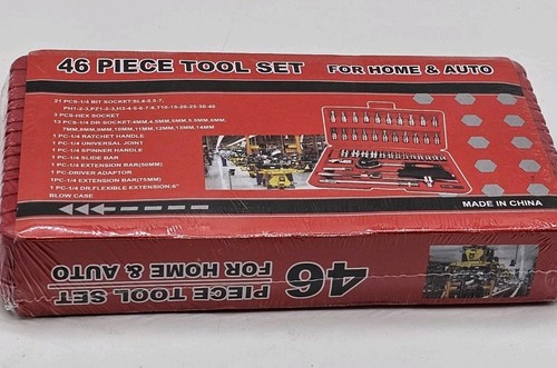 Juego de herramientas 46 piezas para el hogar + auto - Imagen 1 de 4