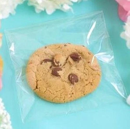 100PCS 4.5x5.5 inch Clear Automatic Sealing Flat Cello/Cellophane Bag Packagi... - Picture 5 of 6