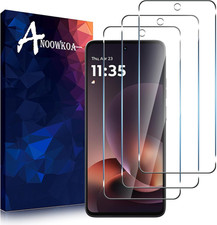 3 Pack Designed for Moto Edge 2026 Screen Protector Tempered Glass Film.Anti-Bre