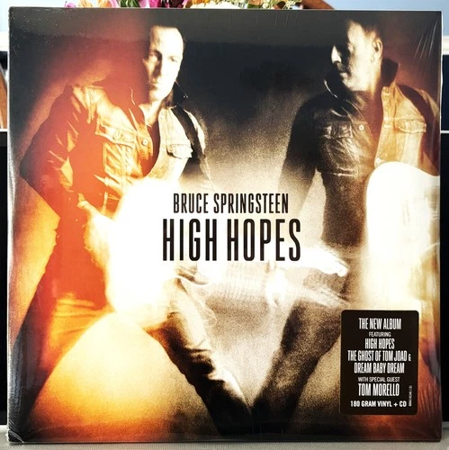 BRUCE SPRINGSTEEN HIGH HOPES BRAND NEW SEALED VINYL+CD 180g COLUMBIA 8884301546