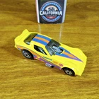 Hot Wheels Vintage Firebird Funny Car Yellow Thin Stripes BW Blackwall Mal 1987